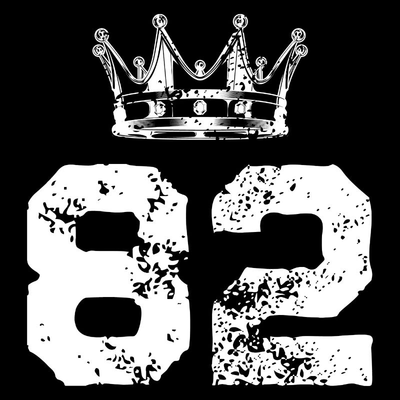 82 Number crown