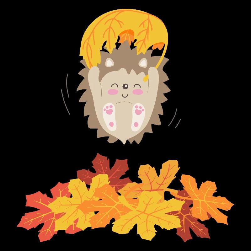 Hérisson tendre à feuilles