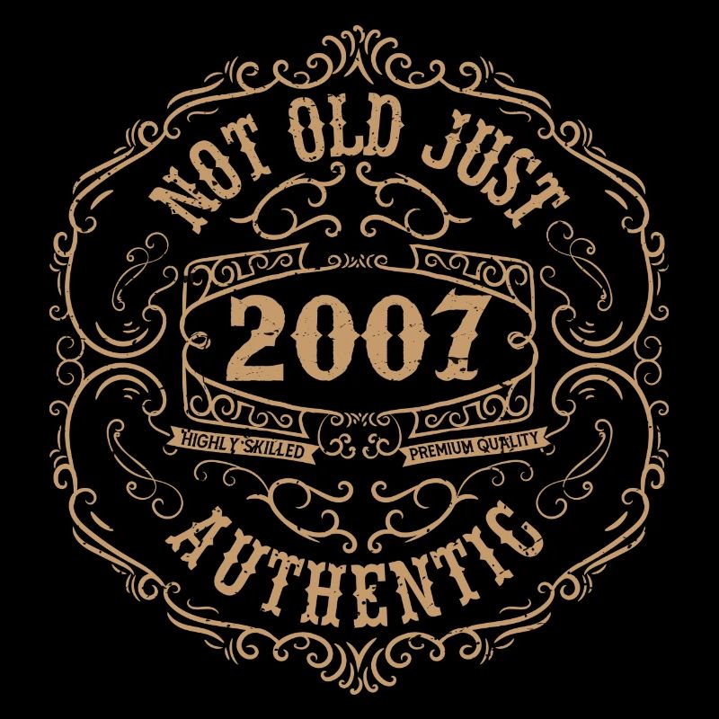 2007 Classic 2007 Retro Geburtstagsgeschenk 2007