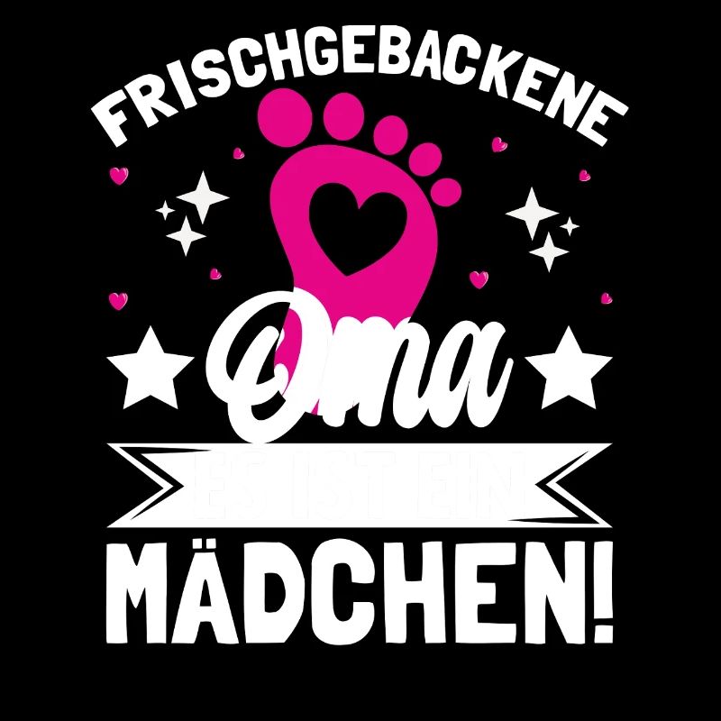 Frischgebackene Oma Es ist ein Mädchen!
