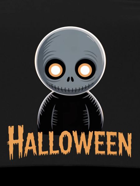 Small Skeleton Halloween Motif