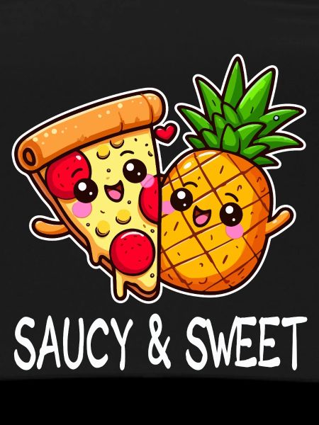 Cartoony Friend Pineapple Pizza