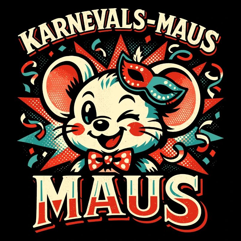 Karnevalsmaus Kostüm Damen Lustig Fasching 