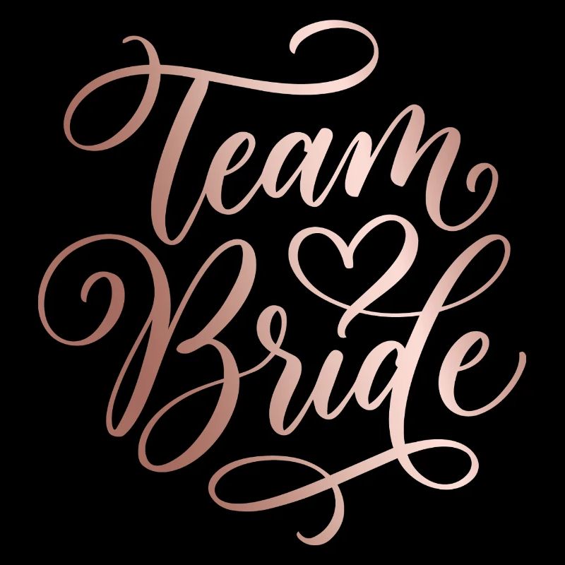 Team Bride Handlettering Bachelor Party