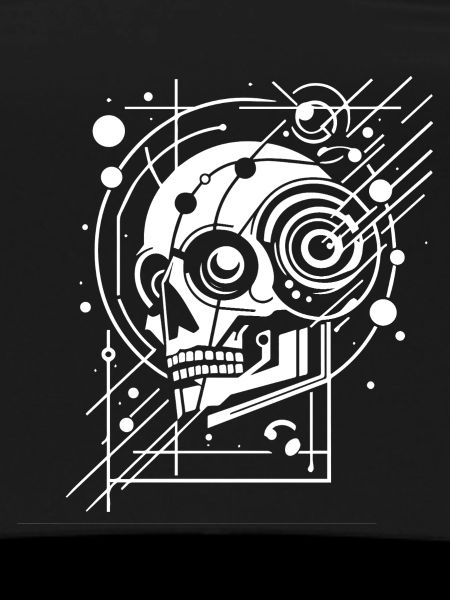 Cybernetic Skull Geometry