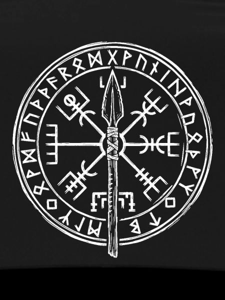 Der Speer im Vegvisir
