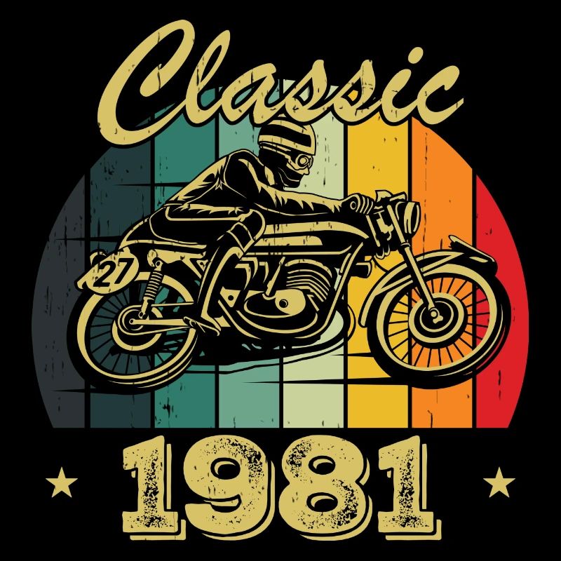 Vintage Classic Birthday Gift Born in 1981