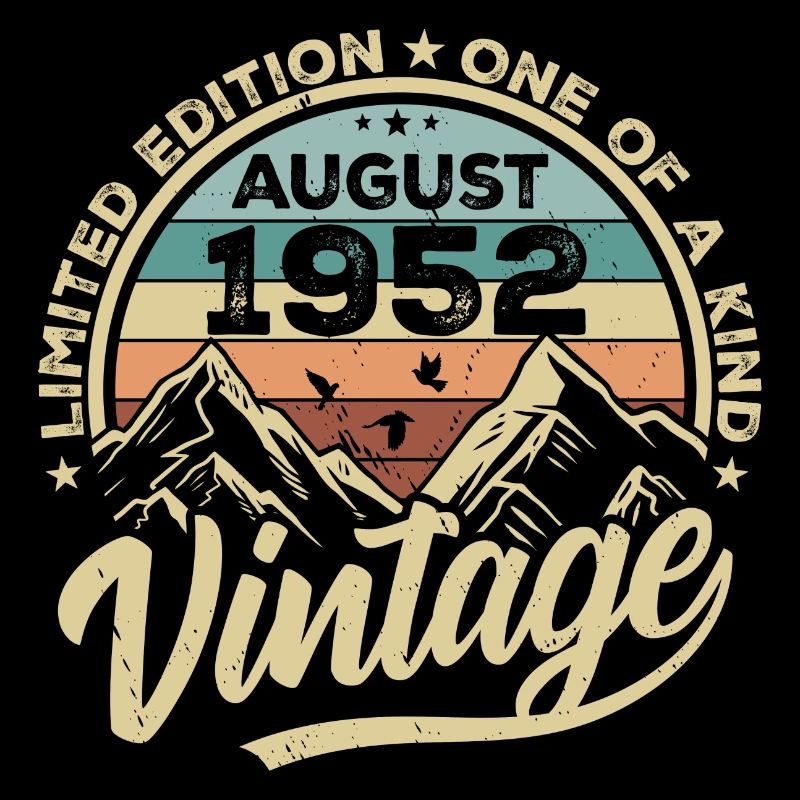 Geburtstag August 1952 Geburtstagsgeschenk August