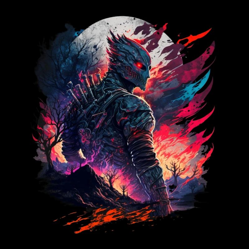 Apocalypse Ninja Warrior | AI generated Art