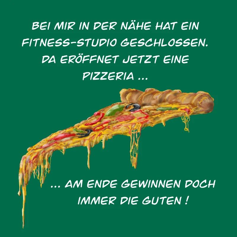 Fitness Studio oder Pizzeria - Pizza gewinnt immer