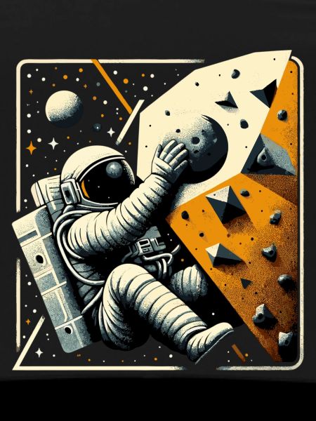 Bouldering Astronaut Spaceman Gift