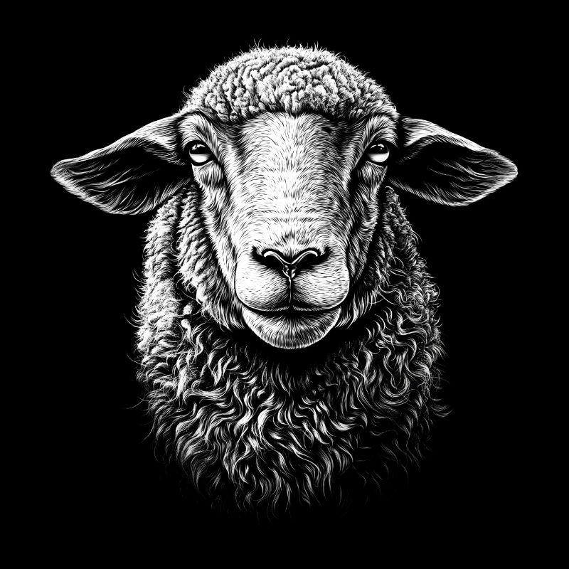 Sheep Portrait Sheep Shepherd Animals