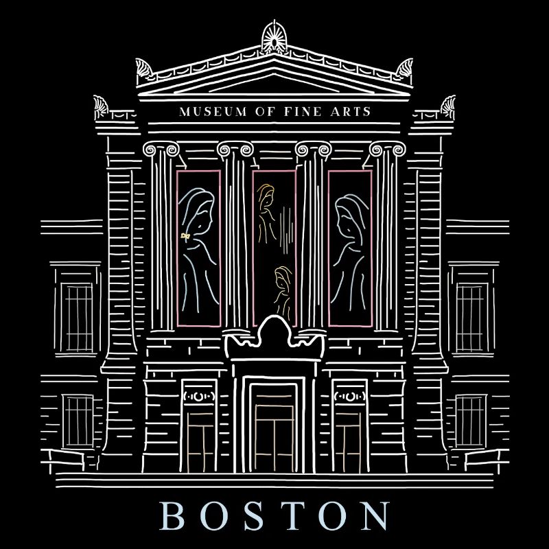 Boston, Musée d’art du dessin à la main, États-Unis
