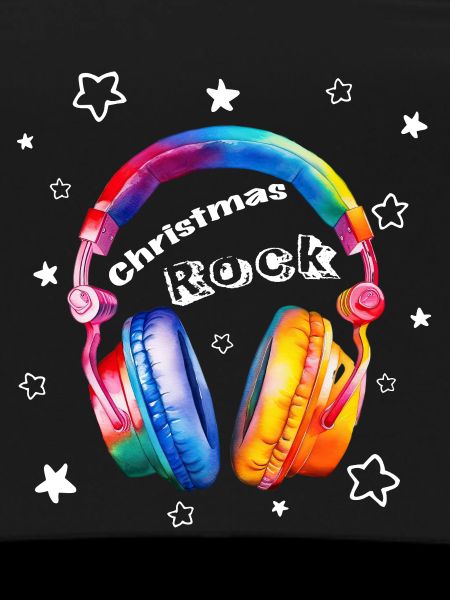 Christmas Rock Kopfhörer Weihnachten cool