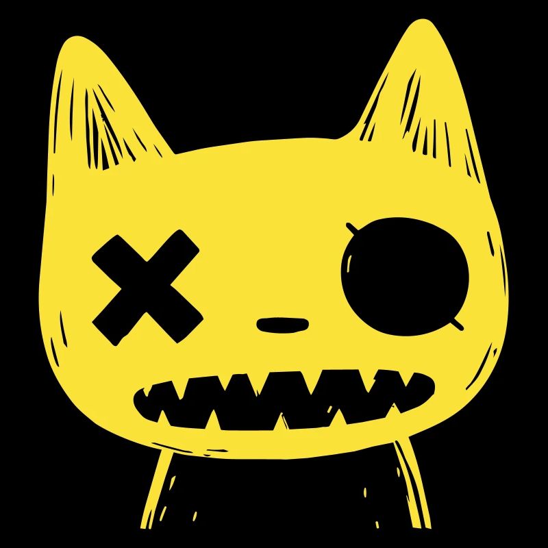 Petits Monstres : Chat Jaune Effrayant