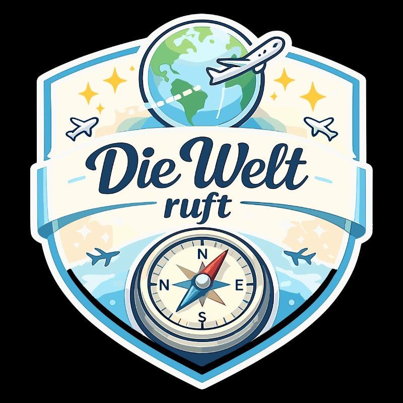 Die Welt ruft Reisepatch