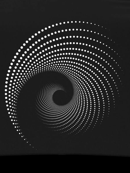 Spiral Dot Galaxy Print