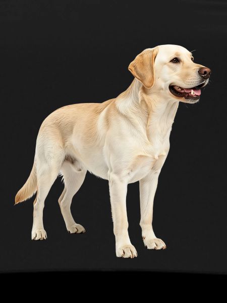 Beige Labrador im Profil