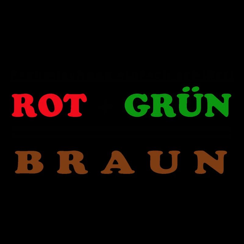 rouge + vert = marron