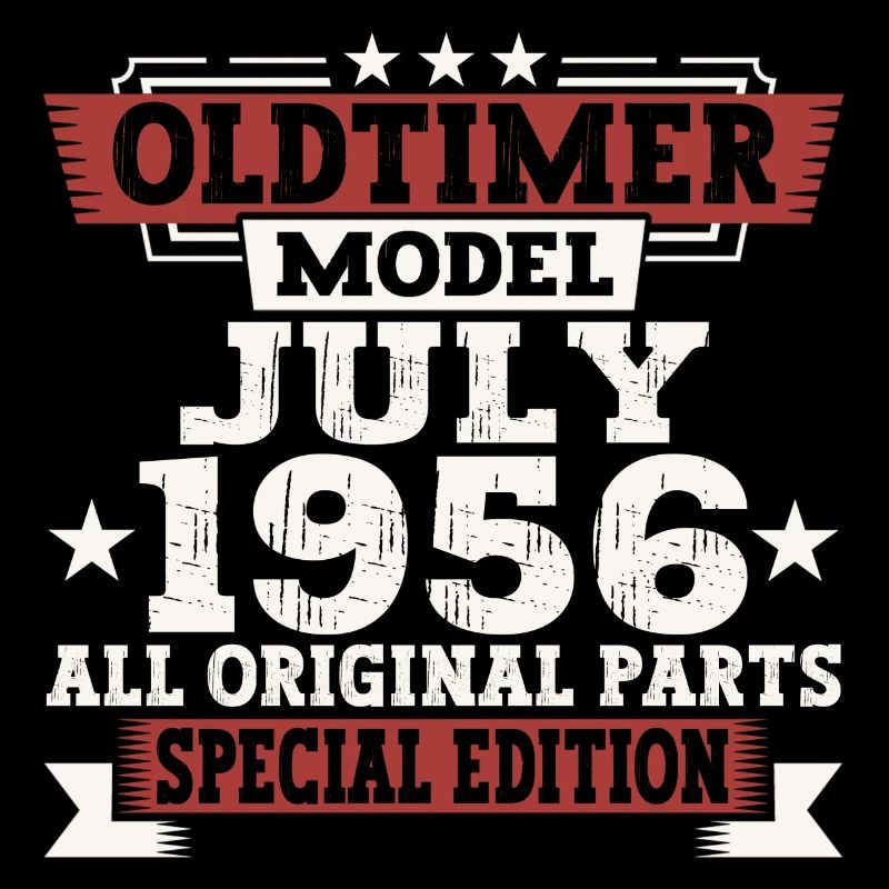 Oldtimer Juli 1956 66. Geburtstag Geschenk Herren