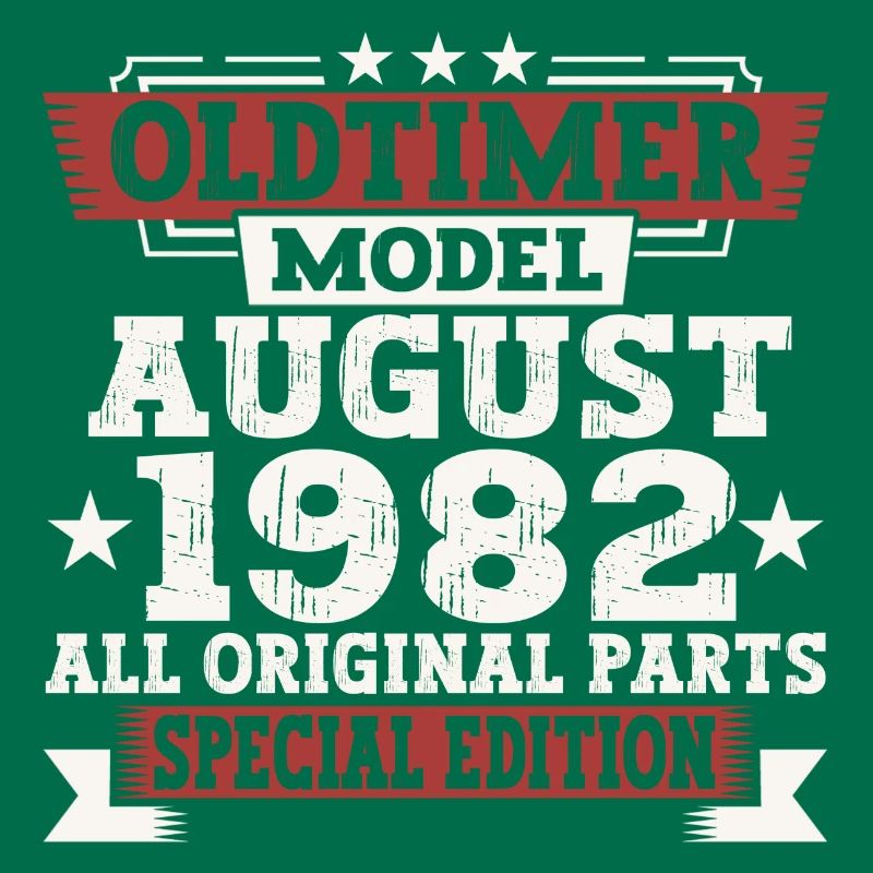 Oldtimer August 1982 40. Geburtstag Geschenk Fun