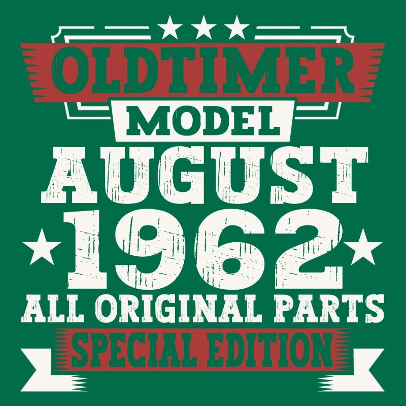 Oldtimer August 1962 60. Geburtstag Geschenk Fun