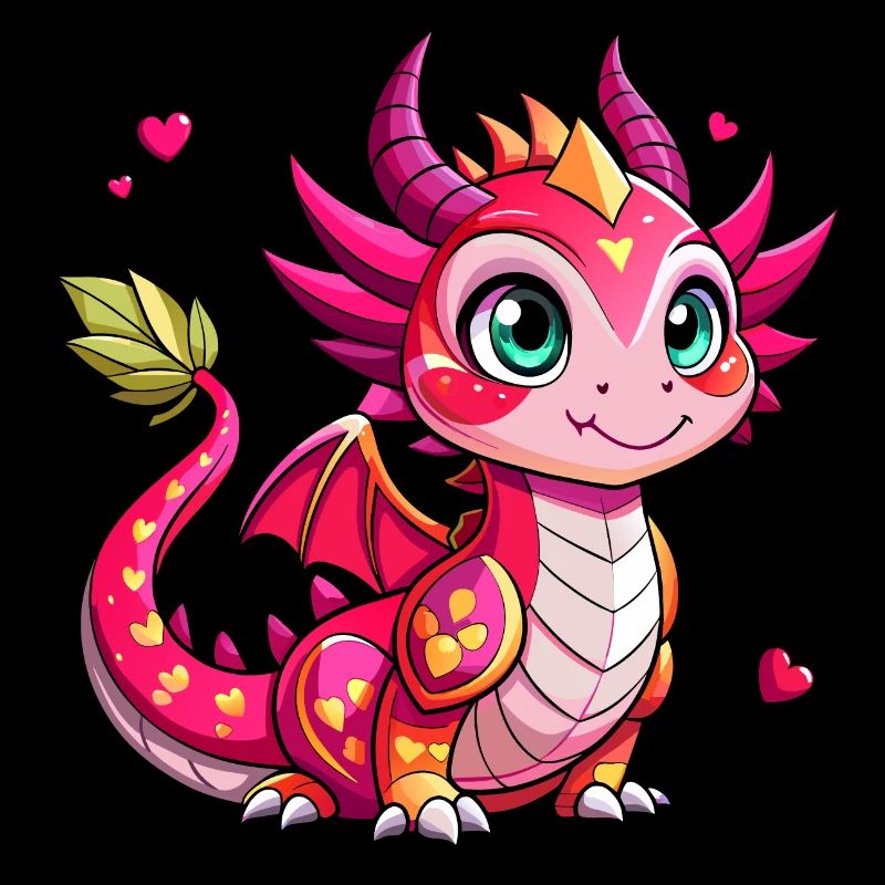 Farbenfroher Drache
