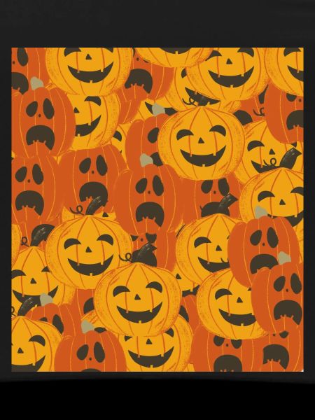 Spooky Pumpkins Halloween Pattern