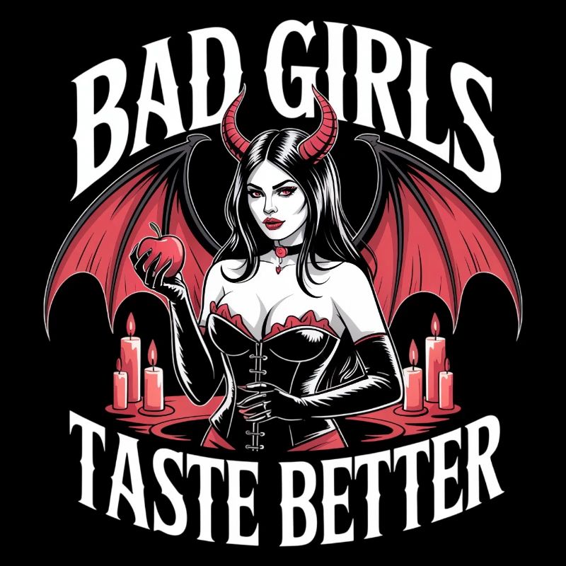 Bad Girls Taste Better! Goth Gothic Emo Baddie