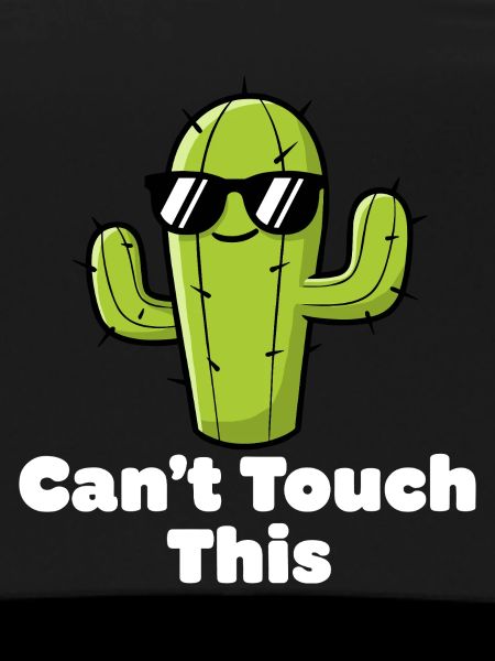 Cactus with Sunglasses Saying