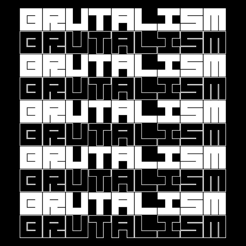 Brutalism Glitch Grid