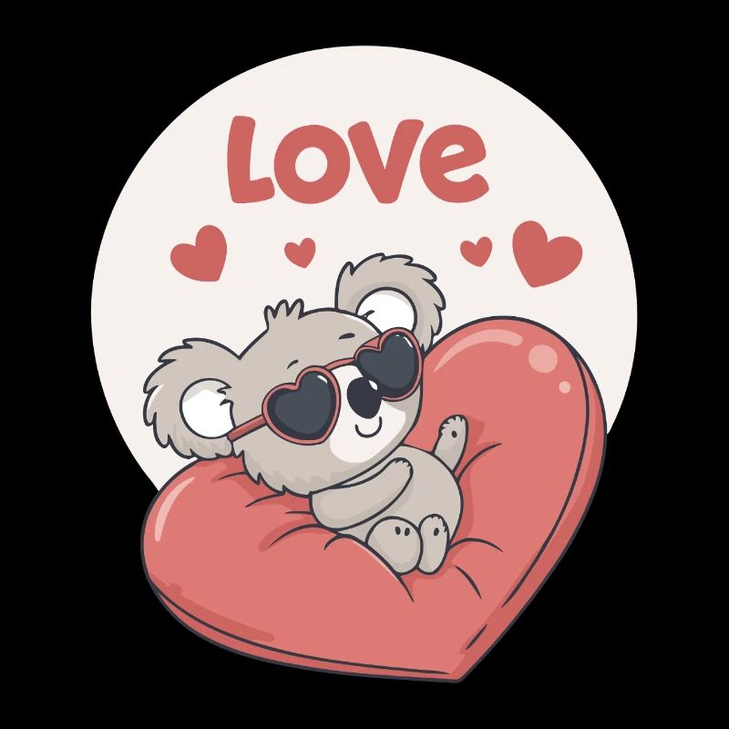 Koala Heart in Colour