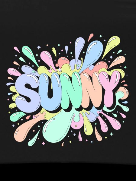 Sunny Splash Pastel Buchstaben