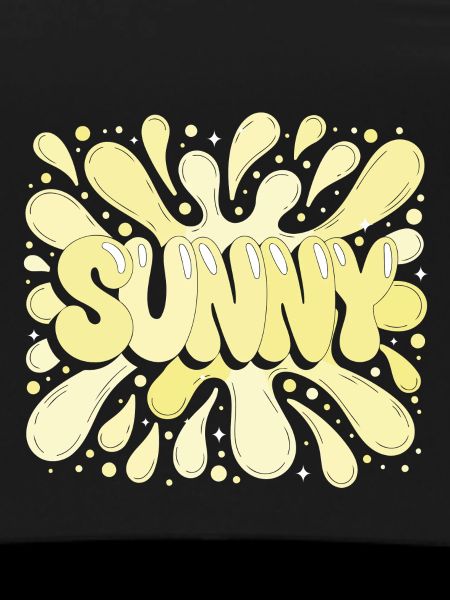 Sun Bubbles Retro Gelb