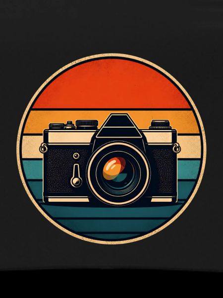 Retro Kamera Sunset Panel