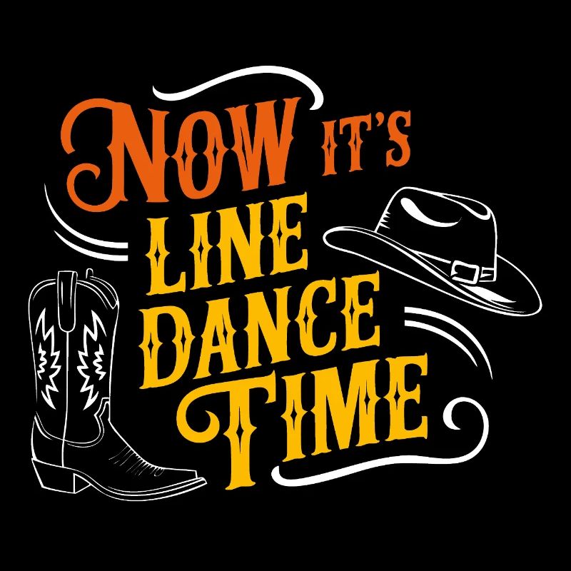 Line Dance Zeit Line Dancing Tanzen