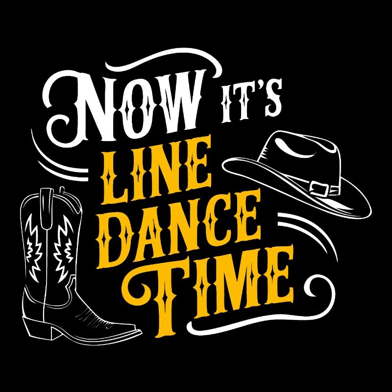 Line Dance Zeit Line Dancing Tanzen