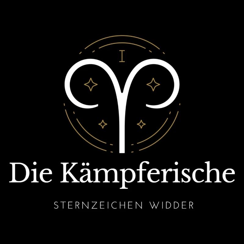 Widder Sternzeichen Logo Widder