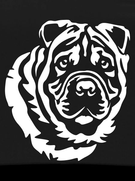 Shar-Pei Head "Black Edition"