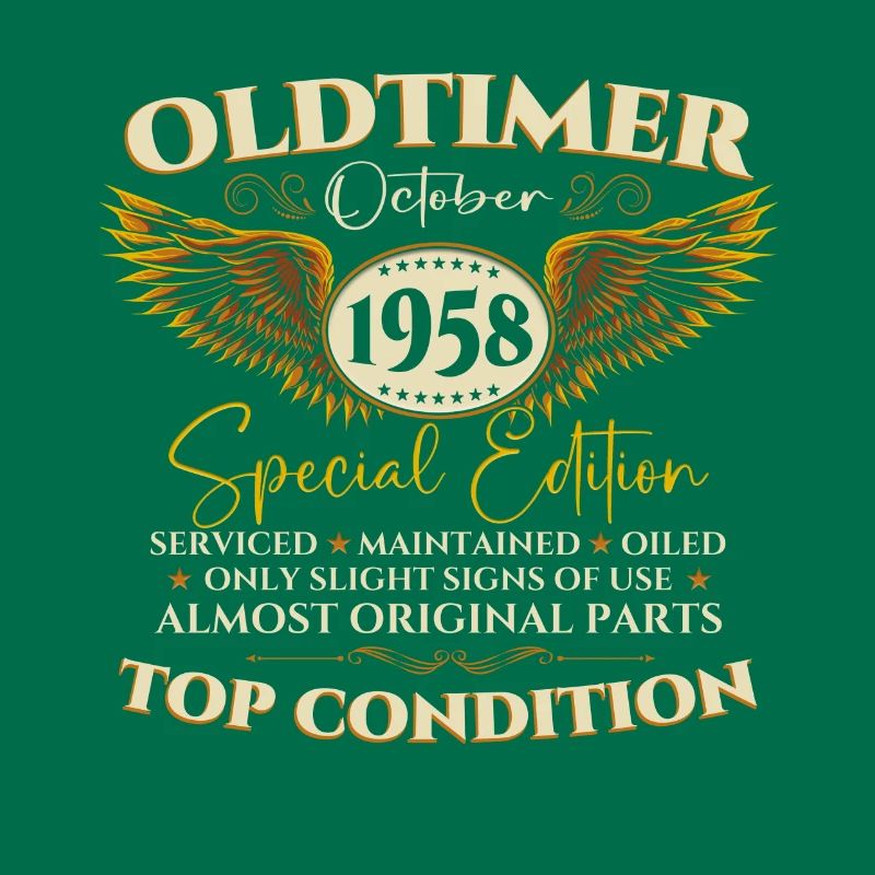 Oldtimer October 1958 64th birthday gift