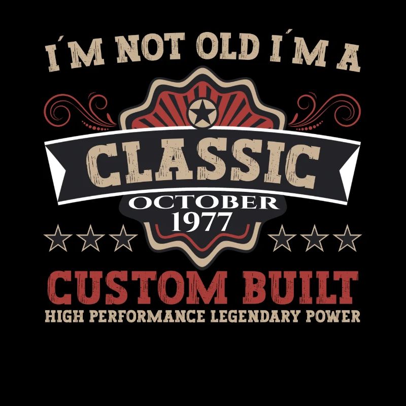 Classic October 1977 45th Birthday Gift