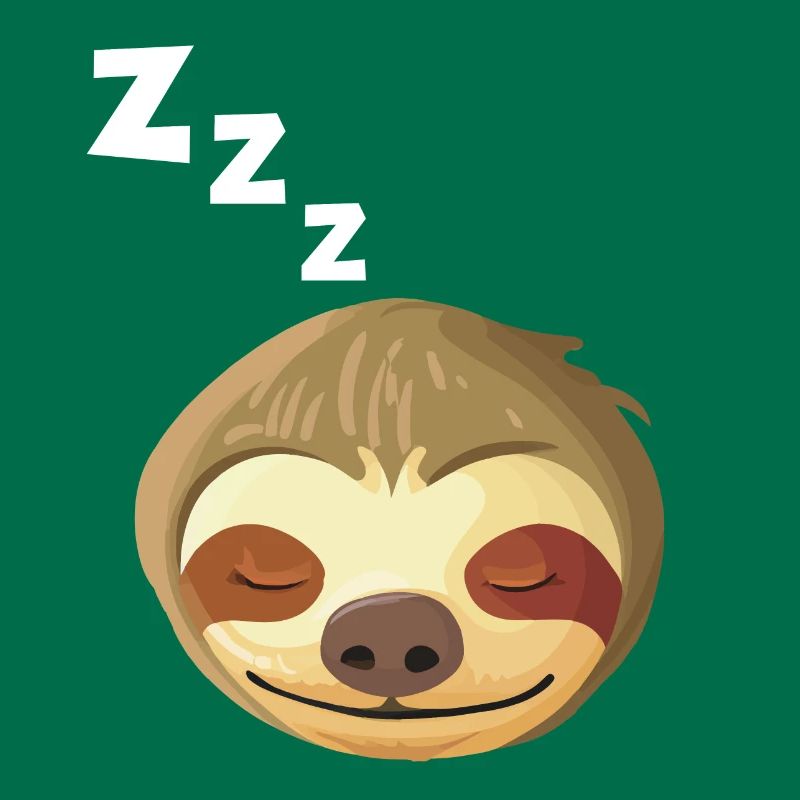 Sleeping Sloth Face