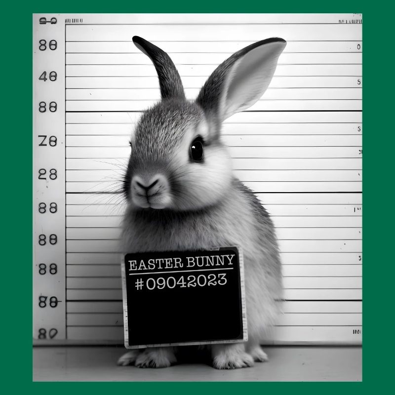 Funny Easter bunny design for rabbit breeders