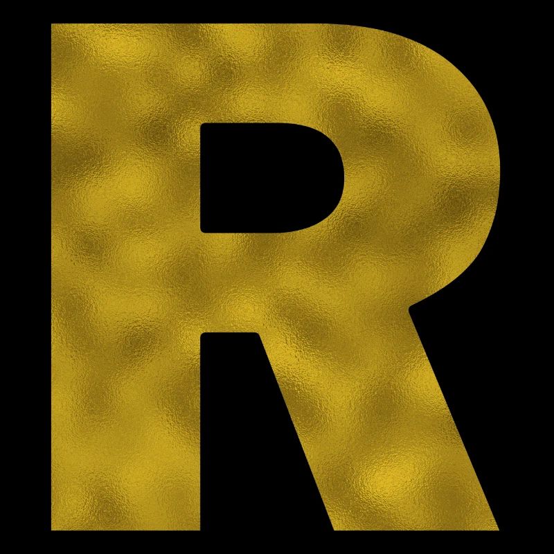 Lettre R Or