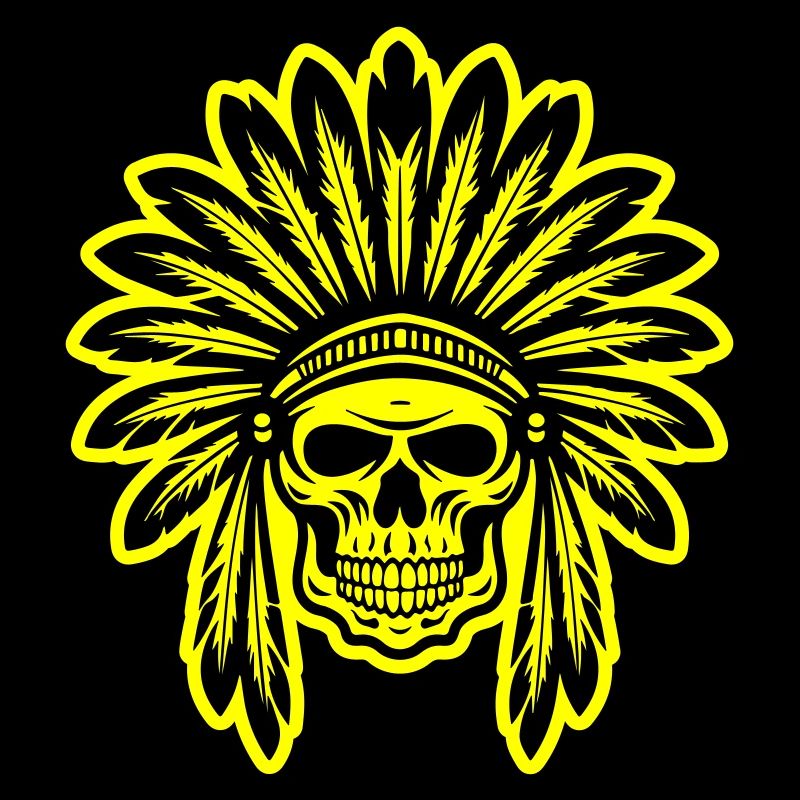 Crâne de chef indien apache
