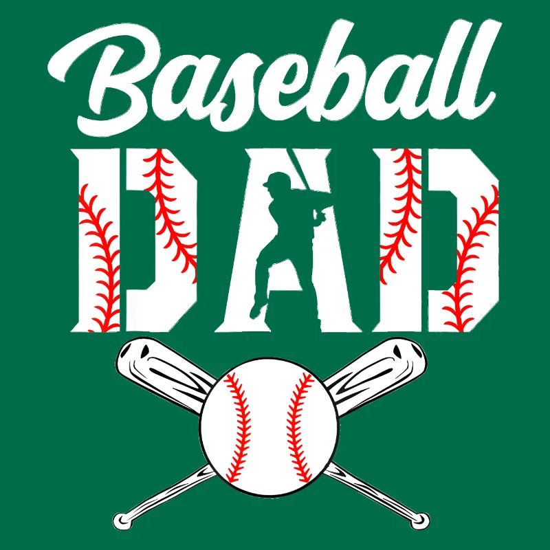 Baseball Papa Emblem T-Shirt