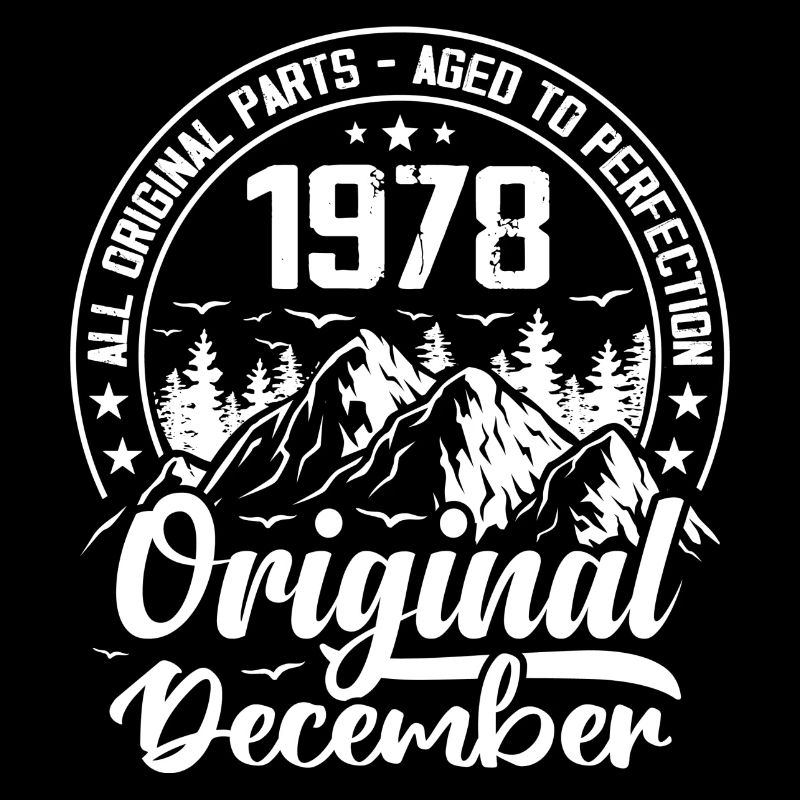 December 1978 Original 46 Years Anniversary Gift