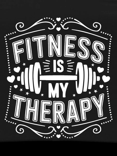 Motivating Fitness Black Pattern