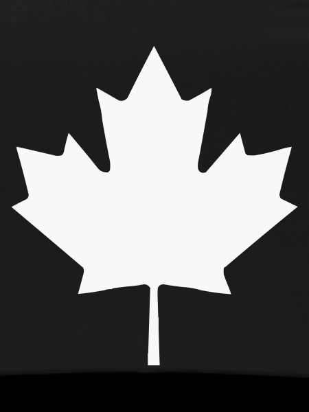 Kanada Blatt Silhouette