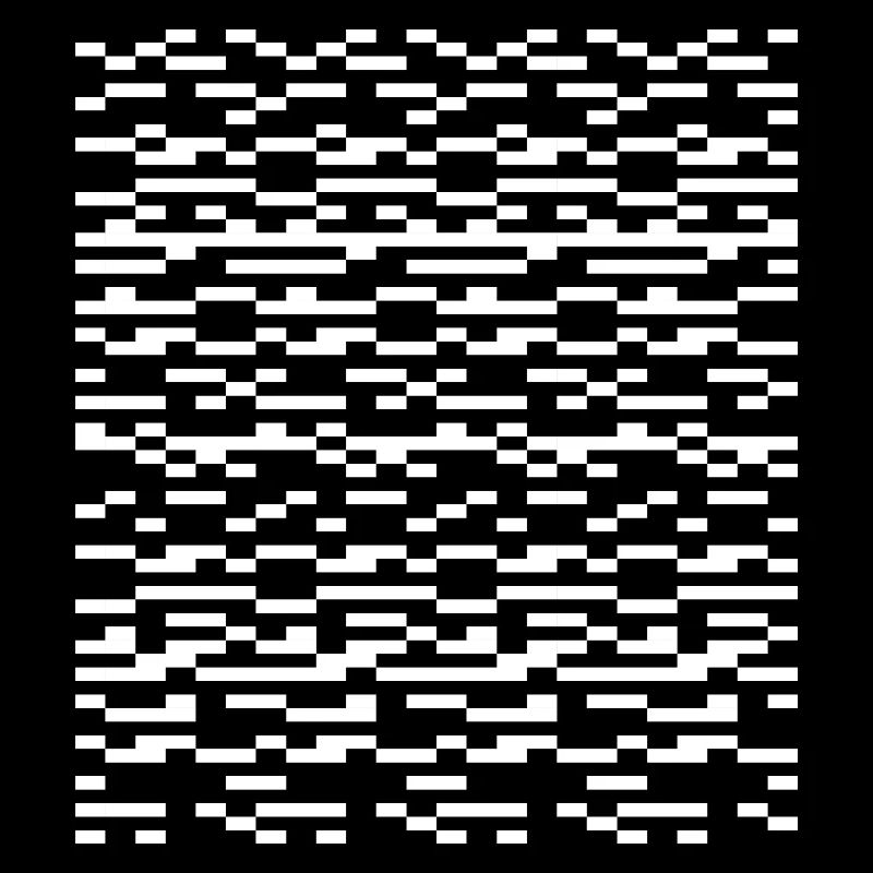 Glitch Grid Monochrome Pattern